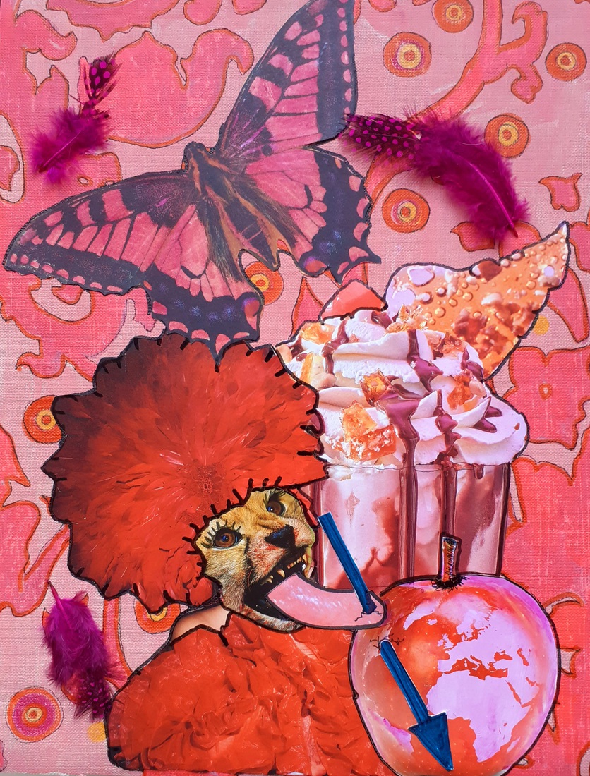 Outsiderart: Collage nr.1280