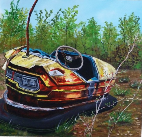 De vergankelijkheid van een botsauto