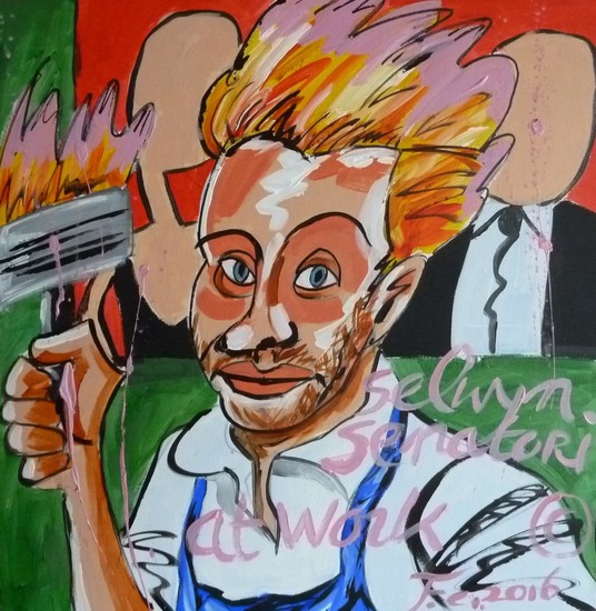 Selwyn Senatori at work