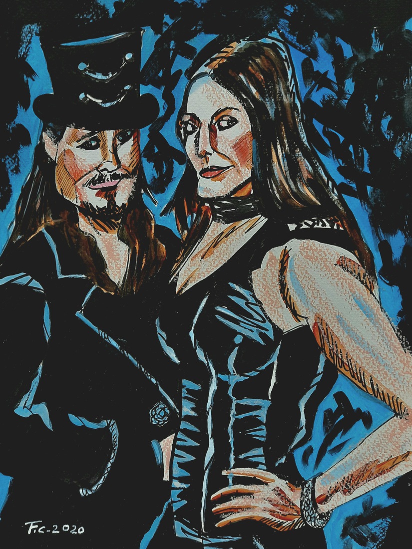 Tuomas en Floor Jansen