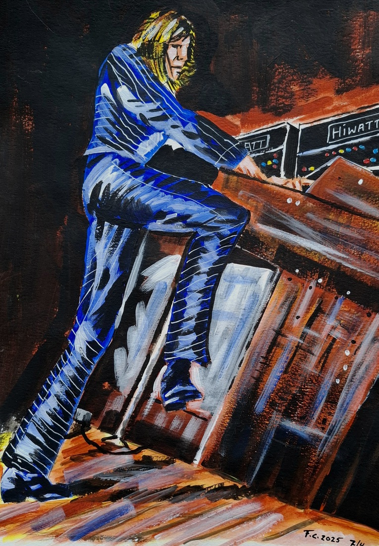 Keith Emerson at work