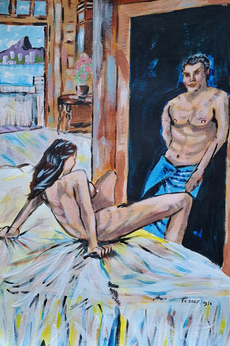 Waiting for my shower