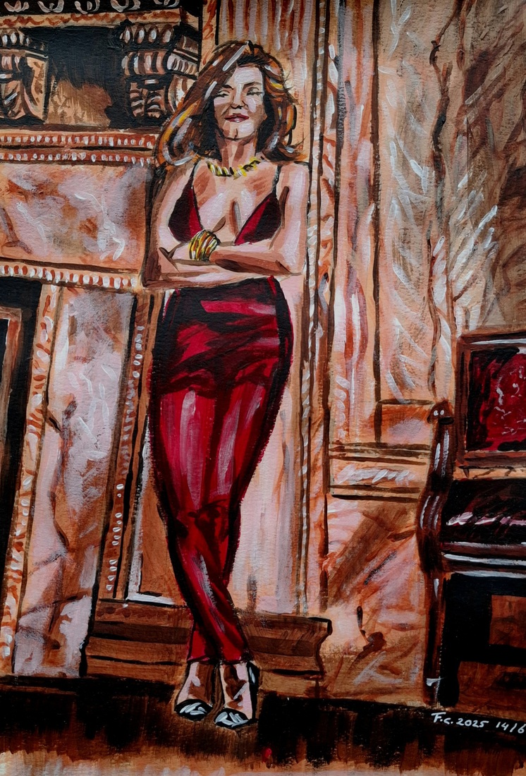 Poseren in interieur