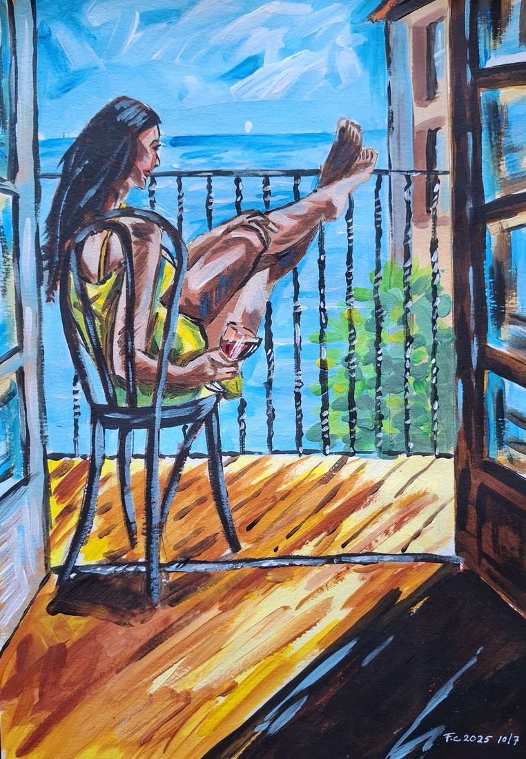 Woman on the Balcony