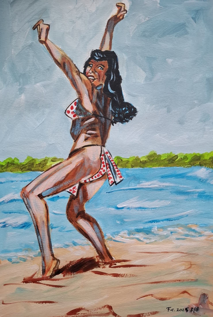 Bettie on the Beach