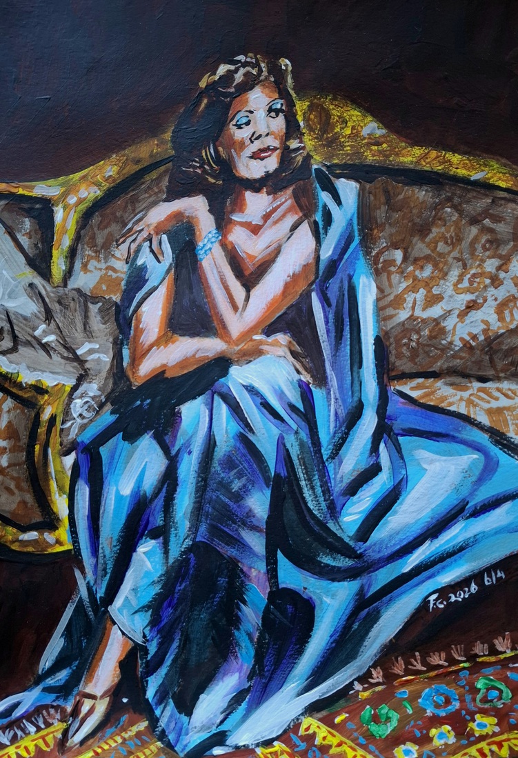 The Lady in Blue