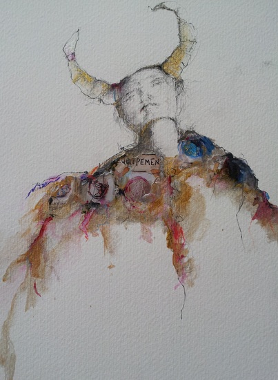 il giovane diavolo (zelfportret)