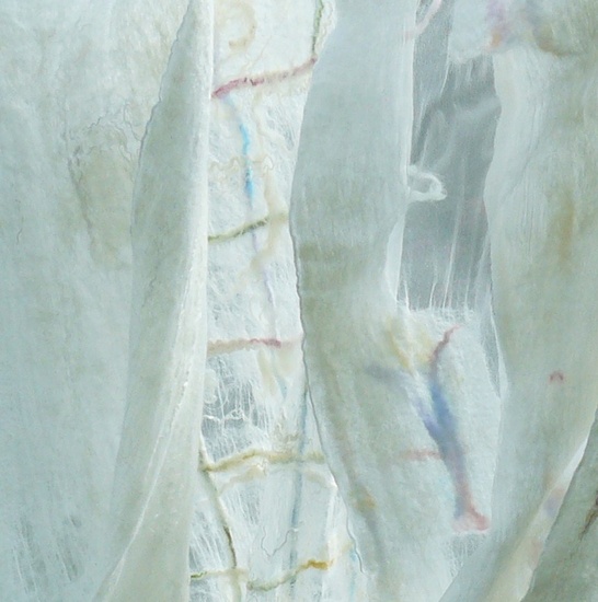 12 variaties op een witte sjaal, detail