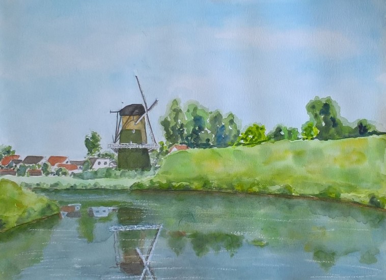 molen 'de Arend' in Terheijden