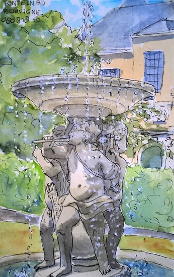 fontein bij Bouvigne