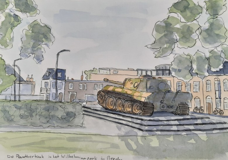 de Panthertank in Breda