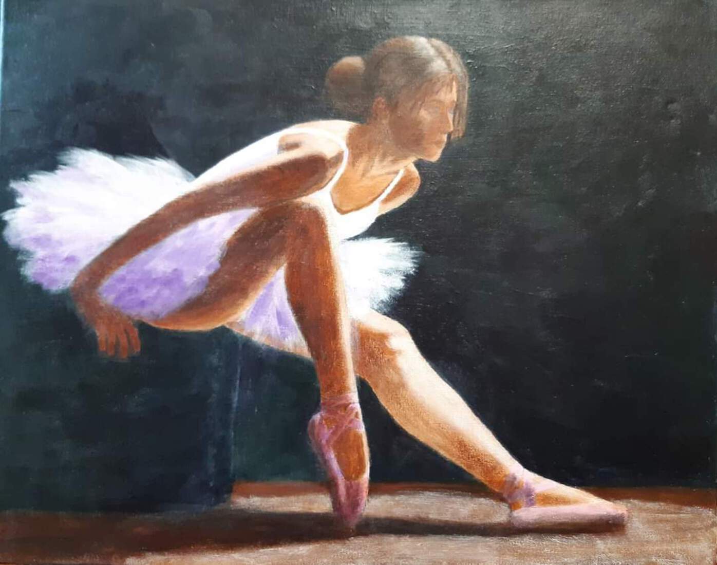 Witte ballerina