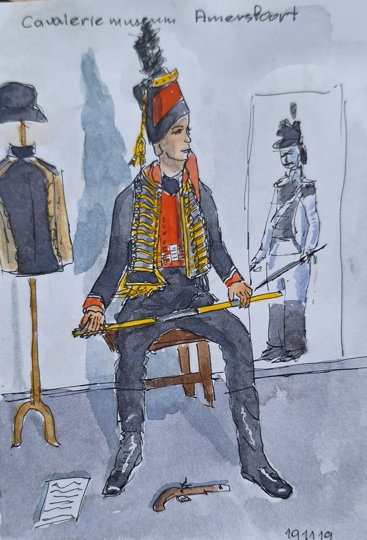in het cavaleriemuseum in Amersfoort