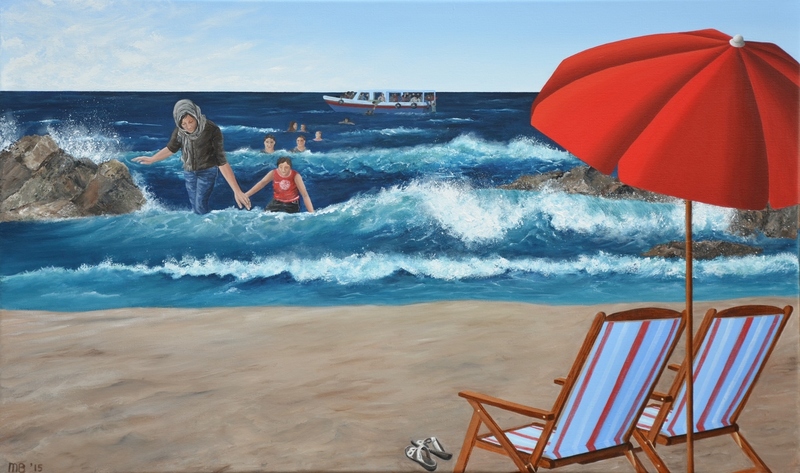 Vluchtelingen op drift