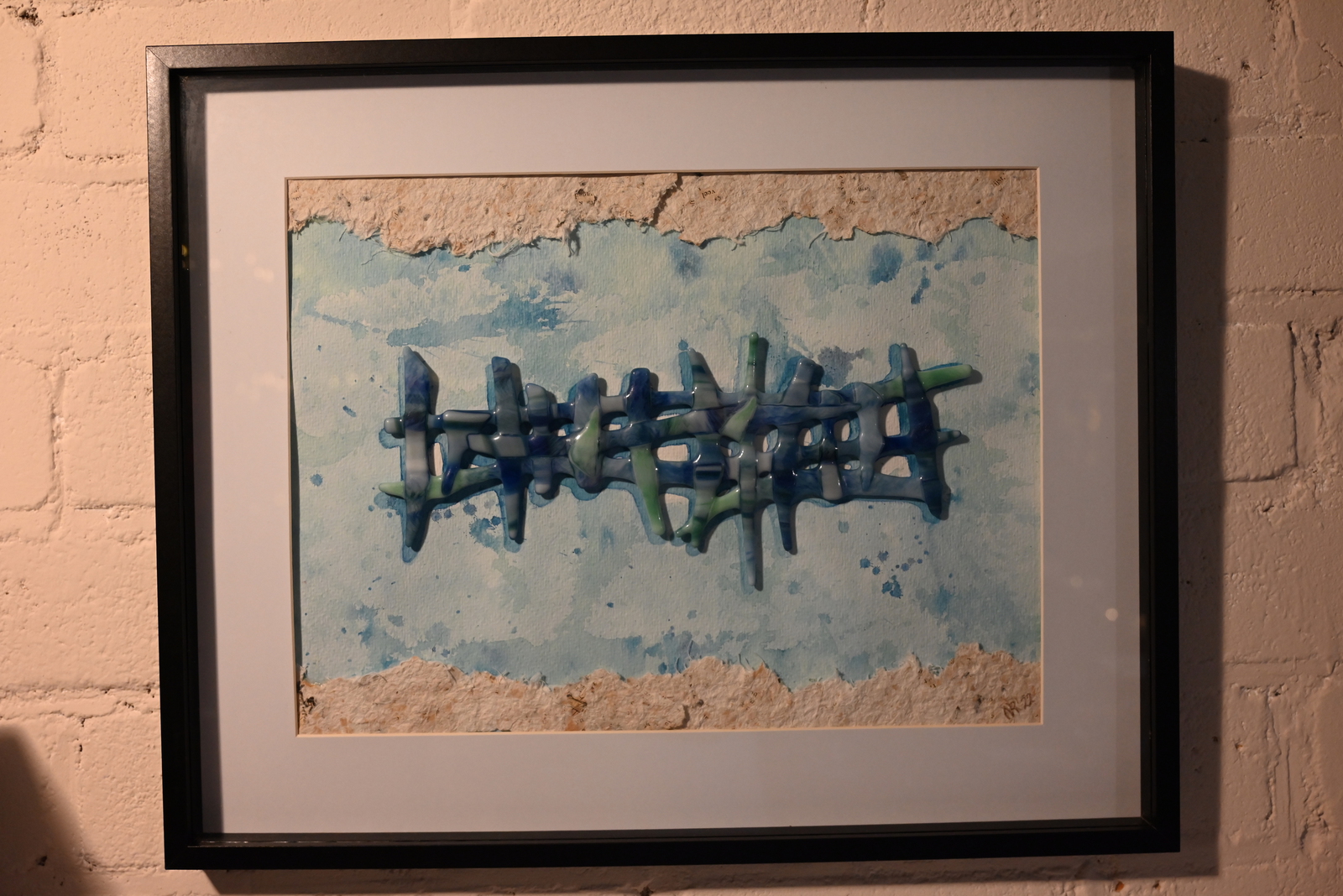 Buiten de kaders blauw-groen groot