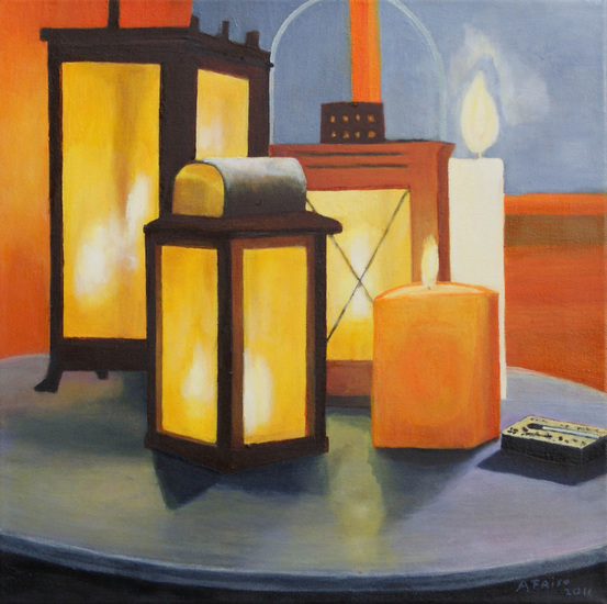 Kaarslicht ( verkocht )