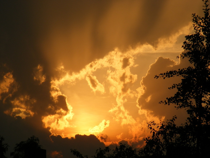 Gouden zonsondergang