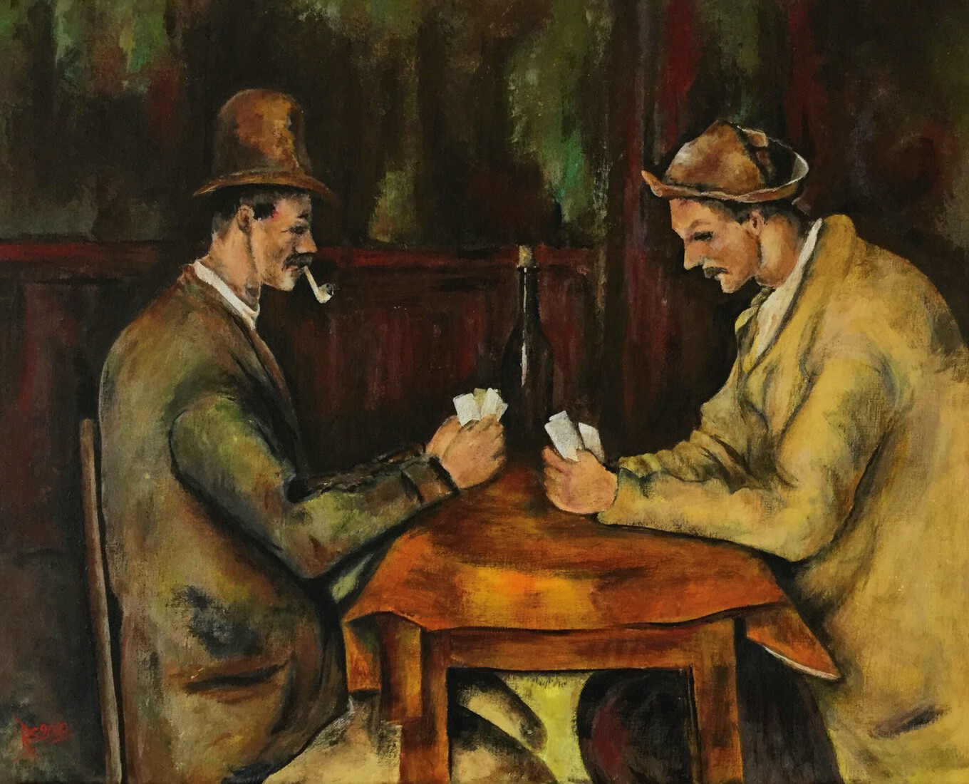 De kaartspelers van Paul Cezanne