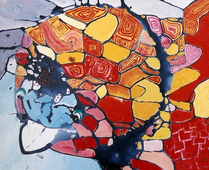 over de rand van het nest