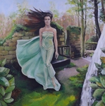 Olieverfschilderijen op 3D-doek