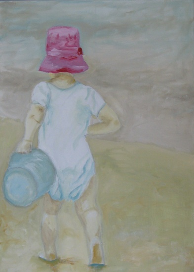 lady with the red hat