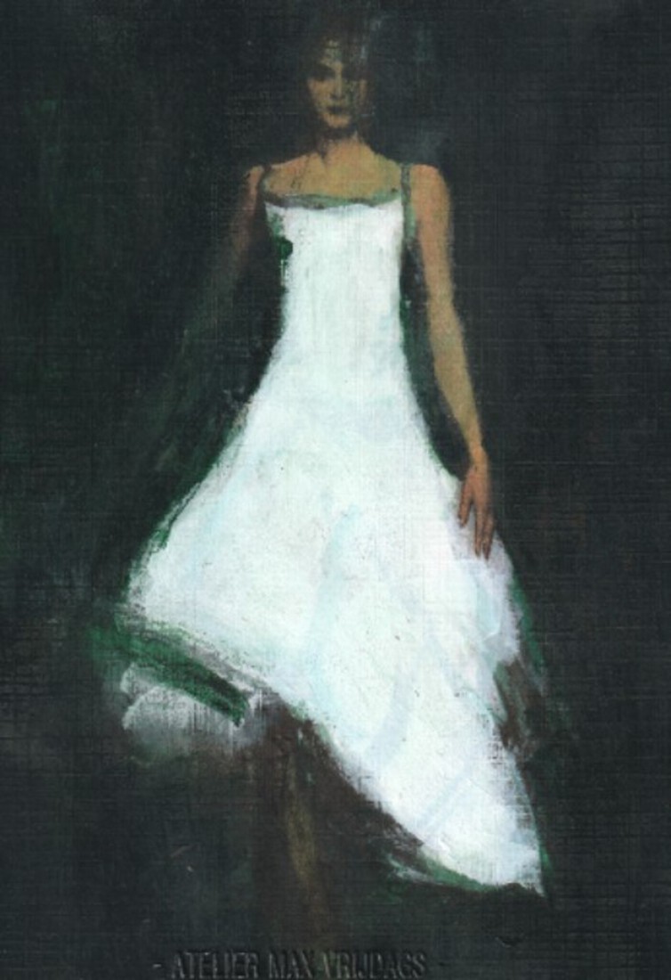 vrouw in wit / woman in white