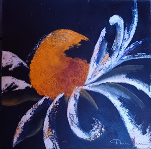 Realische uitvergrote bloemen met een vleugje abstractie