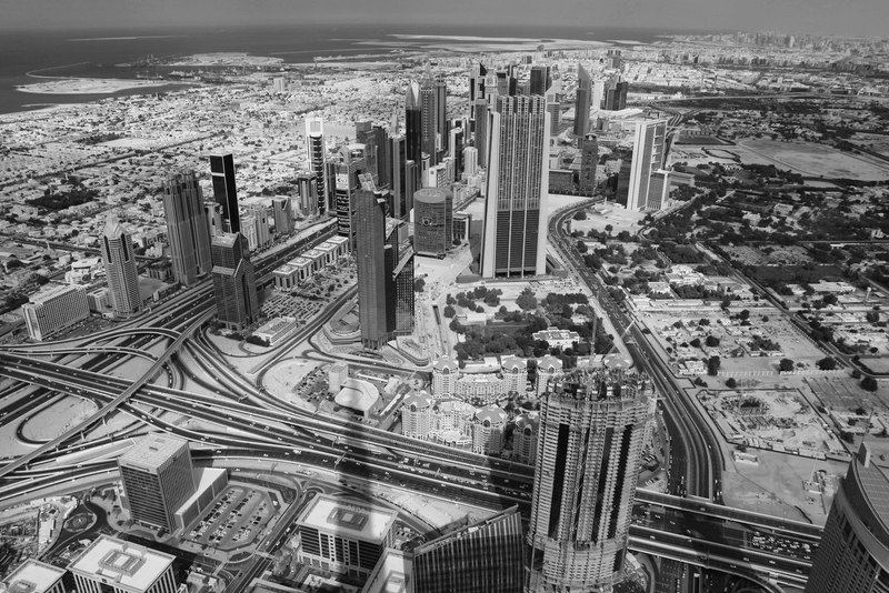 Dubai van boven