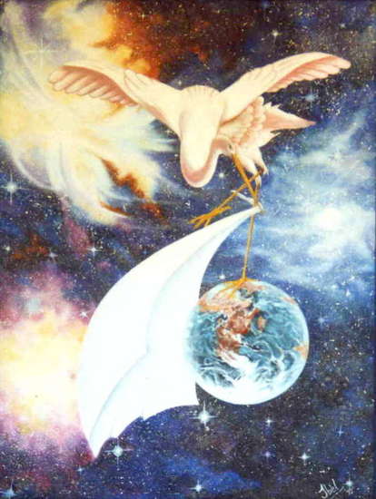 Geboorte van de wereld.