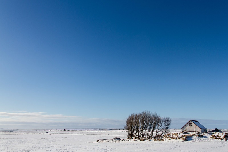 In de buurt van Seljalandsfoss (IJsland)