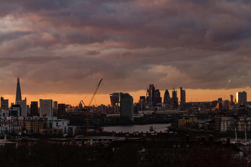 Zonsondergang (Londen)