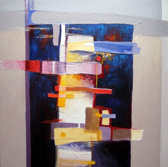 De maan kleurt de nacht