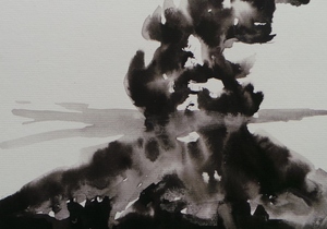 De vulkaan Sinabung, op het eiland Sumatra, heeft op 2 augustus 2017 opnieuw as uitgespuugd. De rookkolom kwam volgens de autoriteiten tot 4,5 kilometer boven de vulkaan. Ik was erbij.