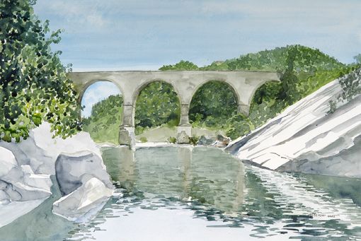 Romeinse brug over de Gardon d'Anduze