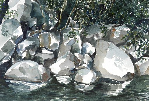 Grote keien (Le Gardon (F))