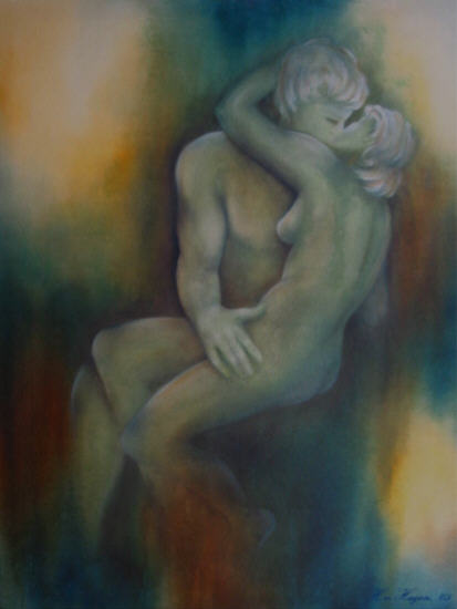''The Kiss', inspired by Rodin