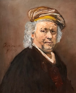 Oude meesters geschilderd 