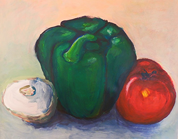 Stilleven met groente