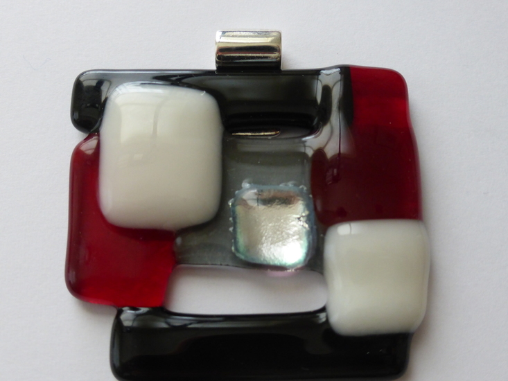 hanger zwart wit rood