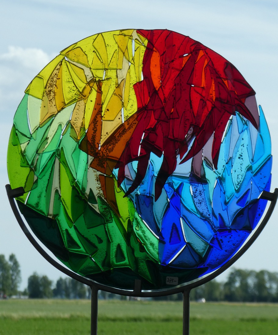 kleurrijk groot, de 4 elementen verbeeldend