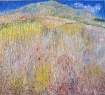 paintings of land, fertility, the constant internal movement of the living world, the sensory and emotional impact of landscape.