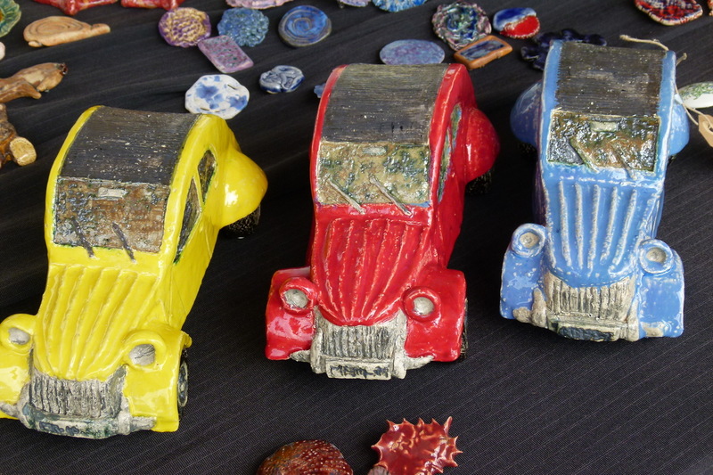 Auto's van glas