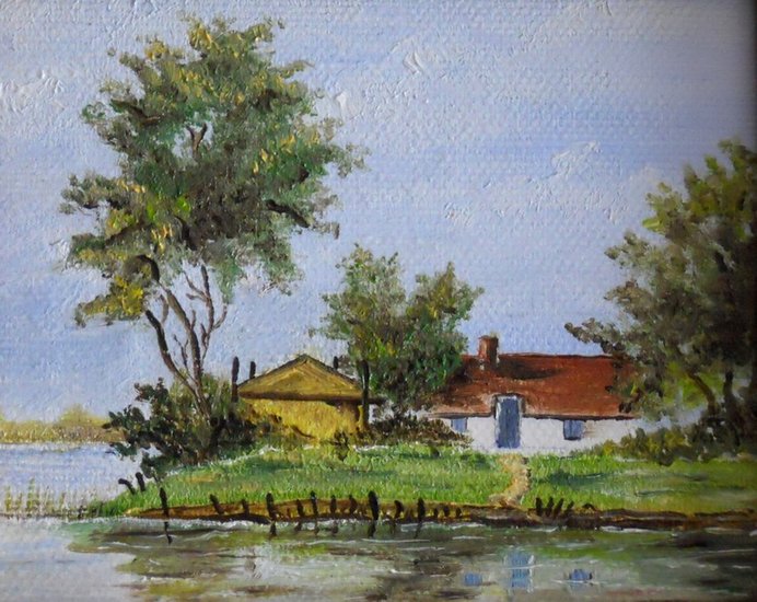 Boerderijtje aan het water