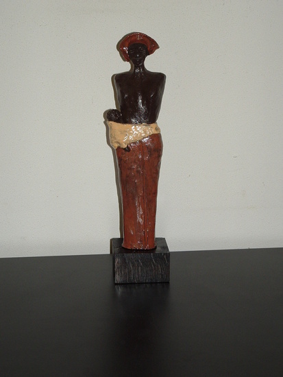 Afrikaanse vrouw met kind