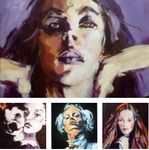 Mirror thoughts and doubts. The portraits tell stories about grief, love, artist, inspiration, hope, life, thought, death, ...