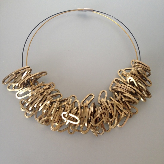 Goudkleurige metalen ketting