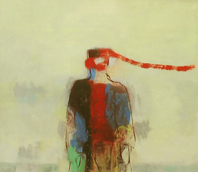 figuur met rode baan