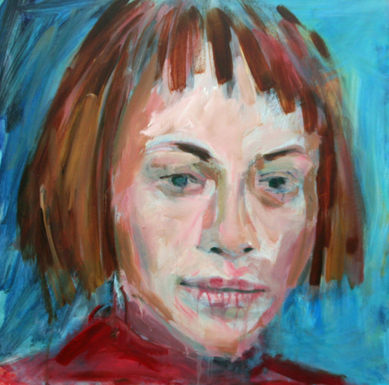 Meisje met rode trui