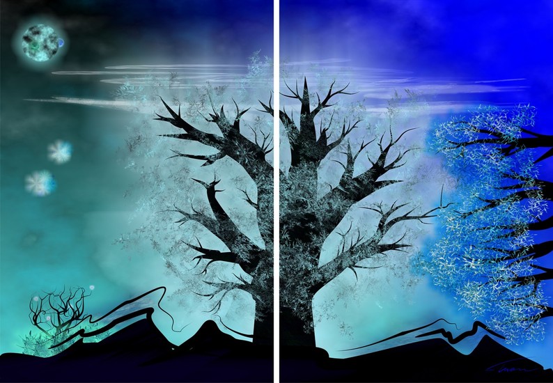 Life in blue (tweeluik)