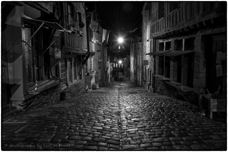 Natte kinderkopjes in Dinan (FR)